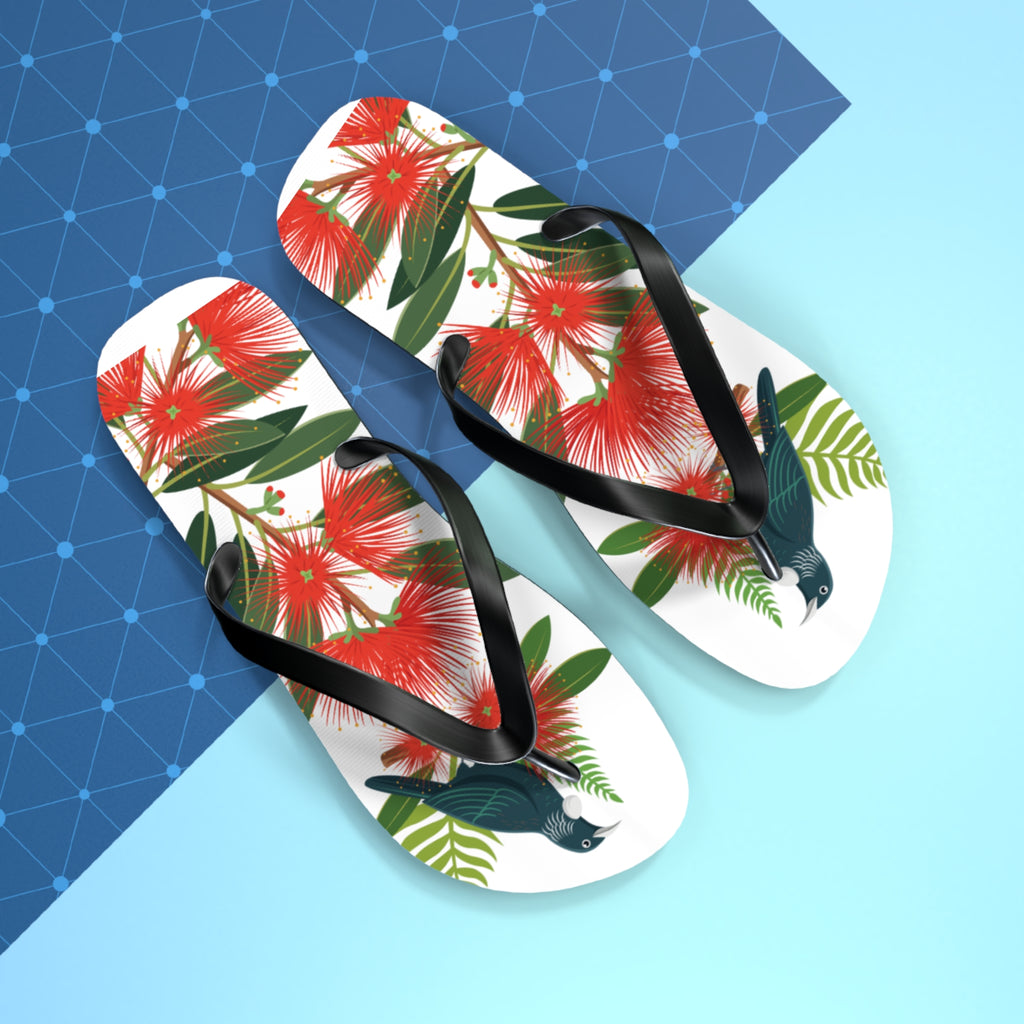 New Zealand Tui Pohutukawa Jandals