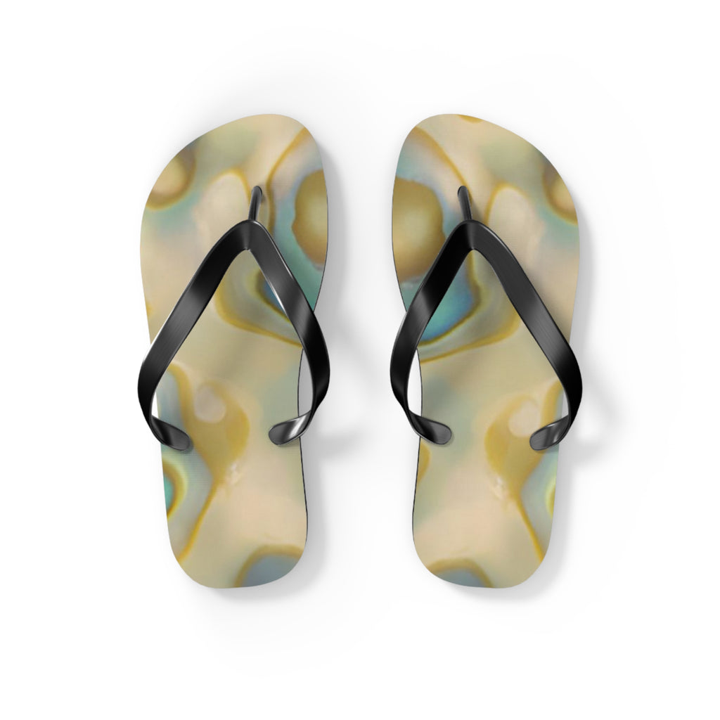New Zealand Paua Shell Design Inspired Jandals