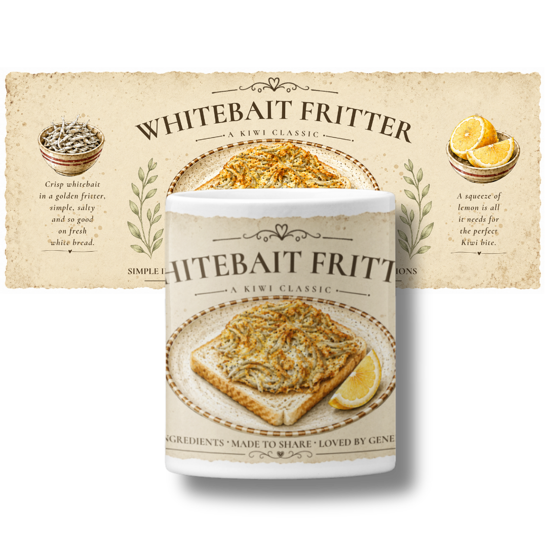 "Whitebait Fritter" Mug