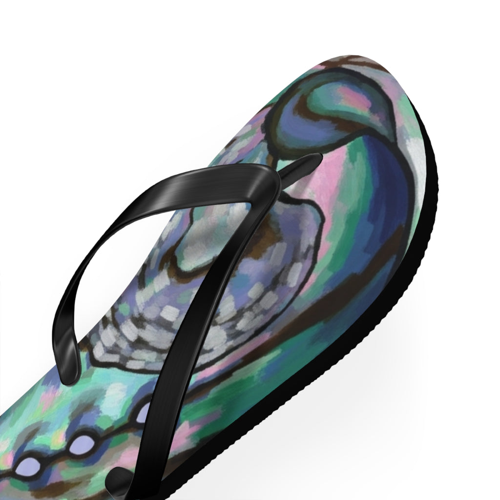 Aotearoa New Zealand Paua Print Jandals | Abalone Design