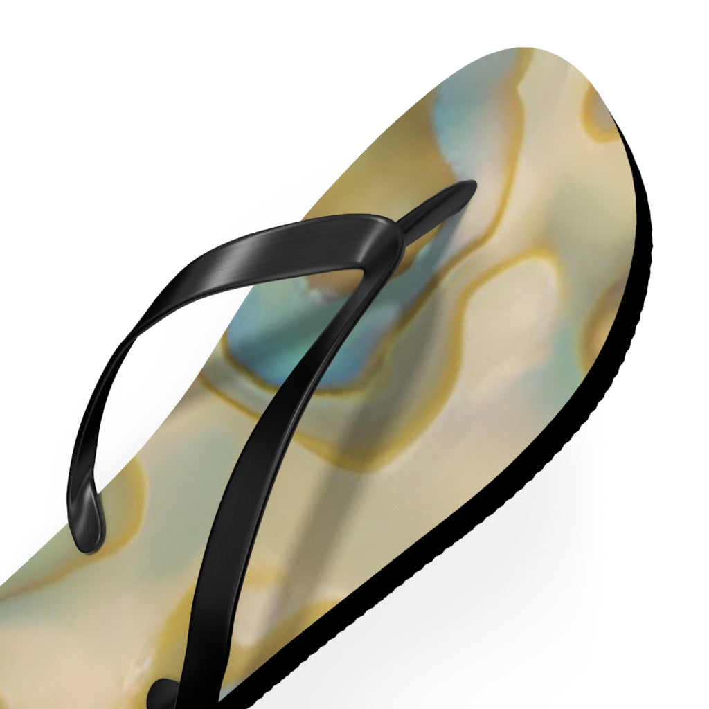 New Zealand Paua Shell Design Inspired Jandals