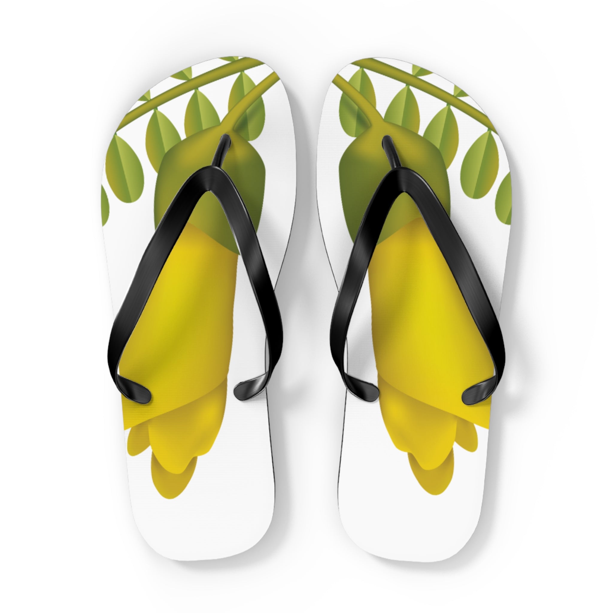 Kowhai Flower Jandals | Aotearoa New Zealand Gift