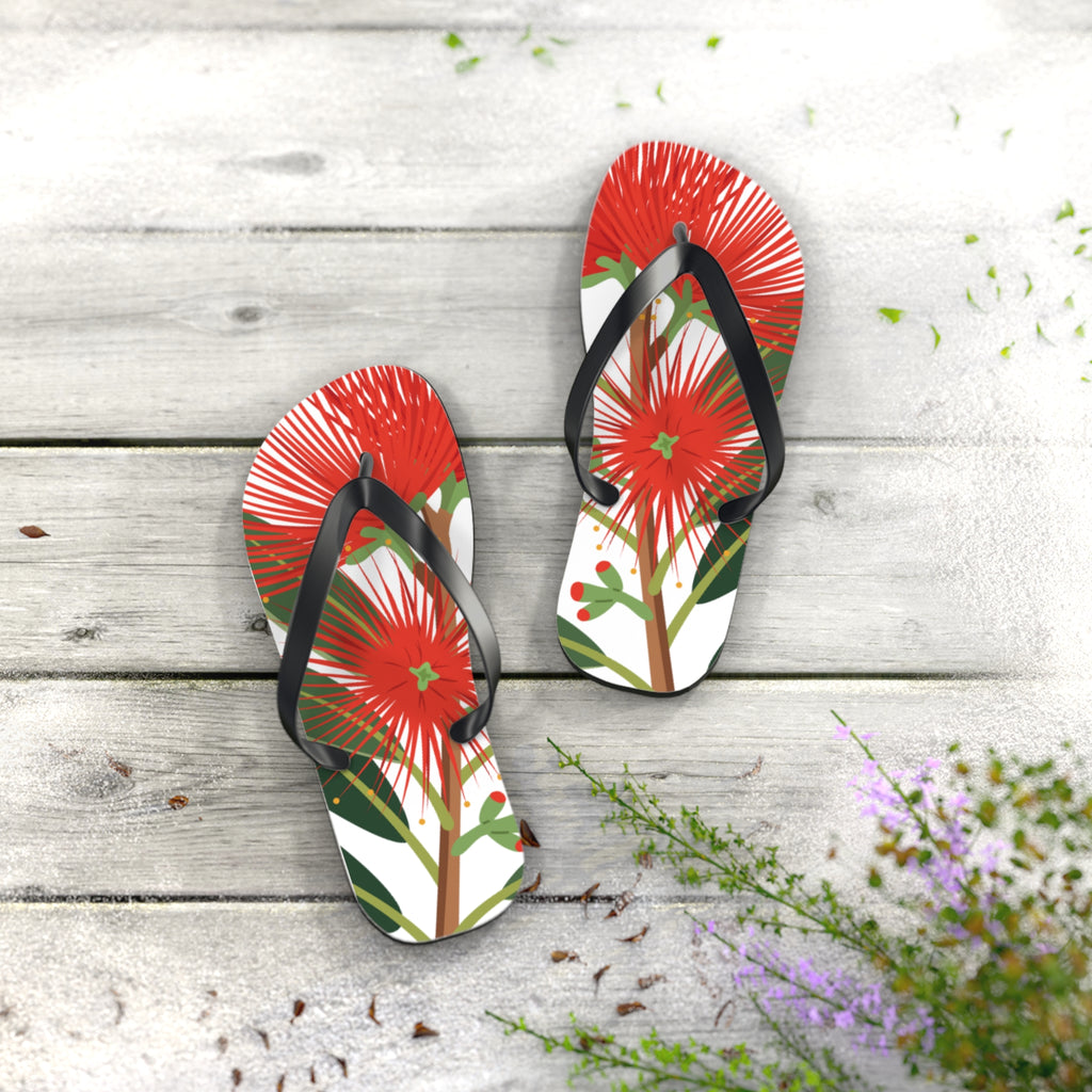 Aotearoa New Zealand Pohutukawa Jandals