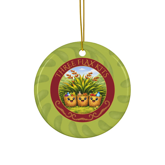 Day 03 of 12 - Three Flax Kits | From the Twelve Days of a Kiwi Christmas Collection