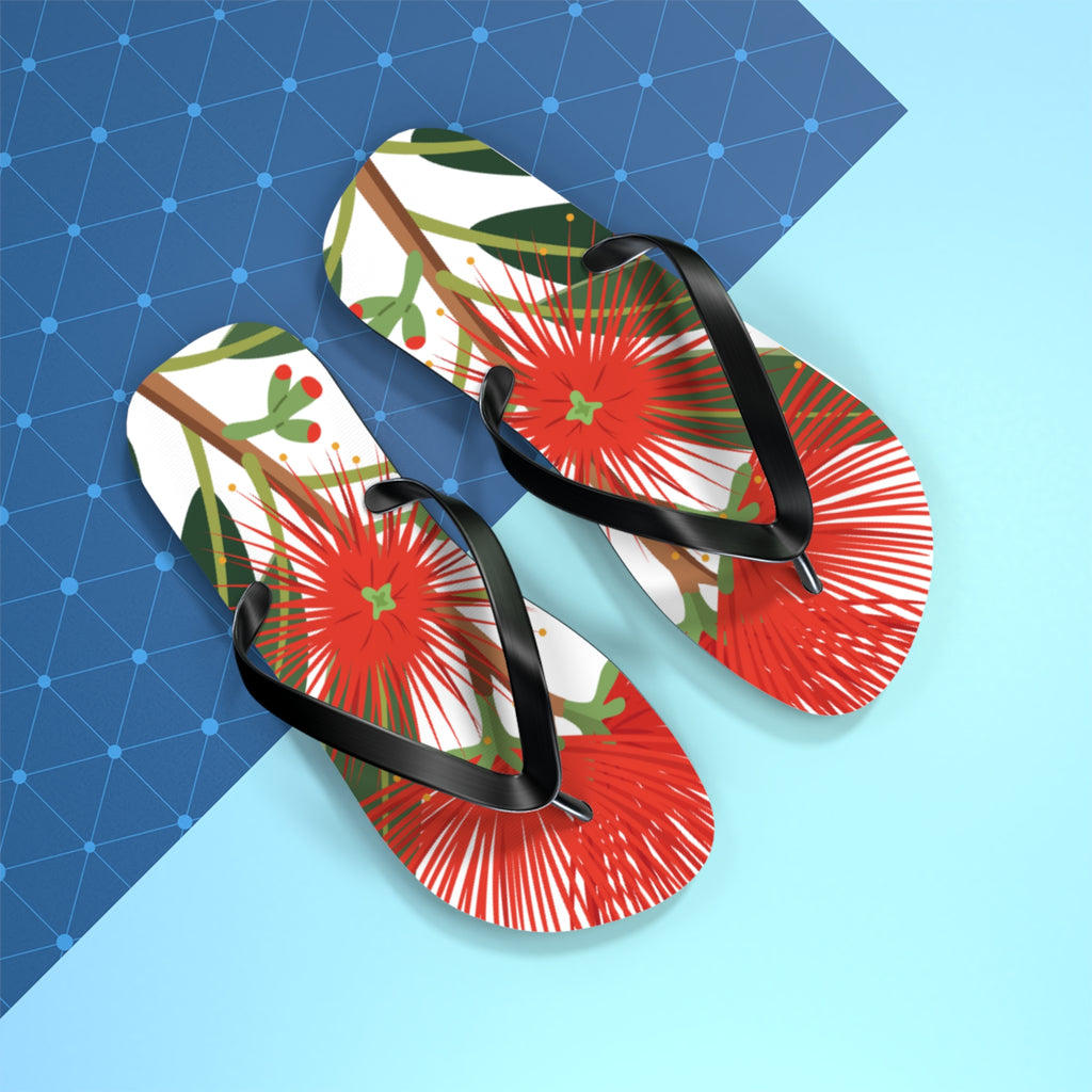 Aotearoa New Zealand Pohutukawa Jandals