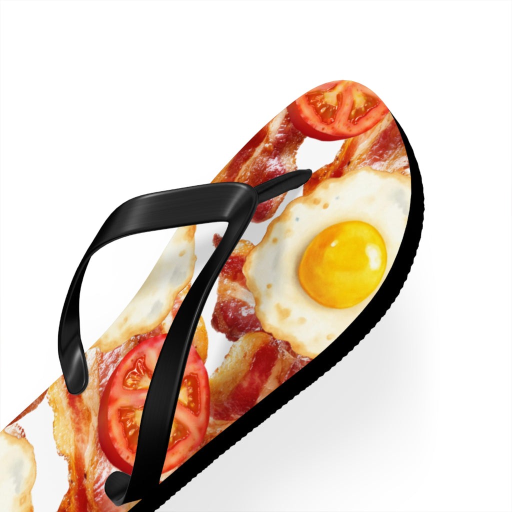 Quirky Bacon, Eggs & Tomato Jandals