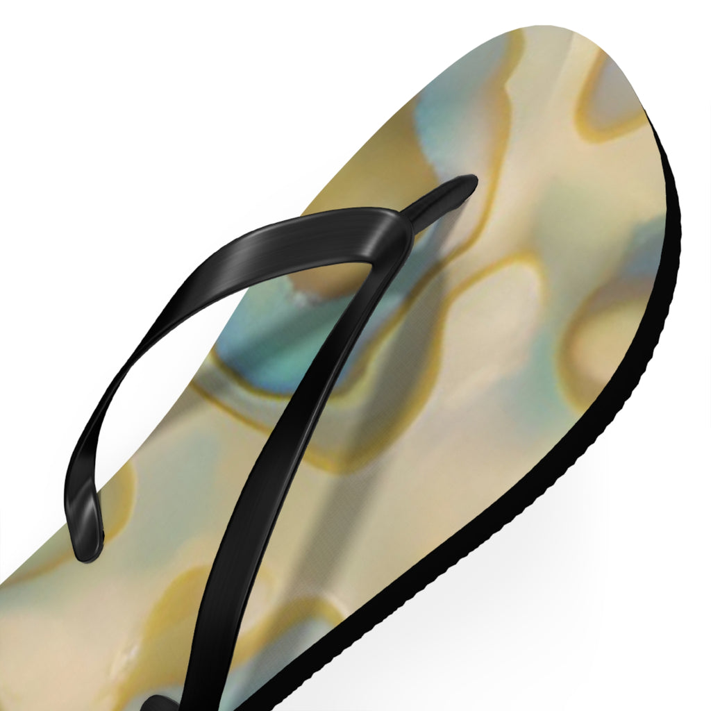 New Zealand Paua Shell Design Inspired Jandals