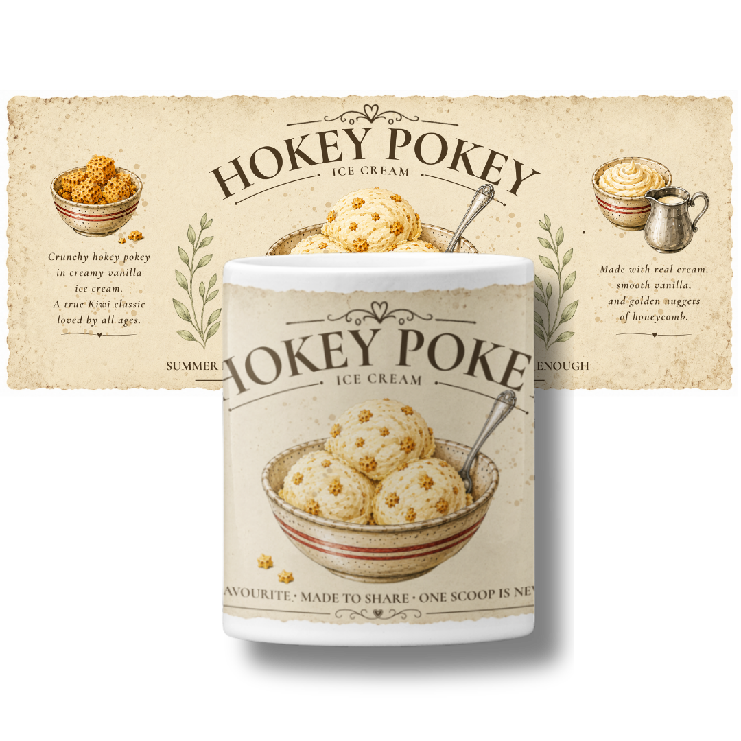 "Hokey Pokey Ice Cream" Mug