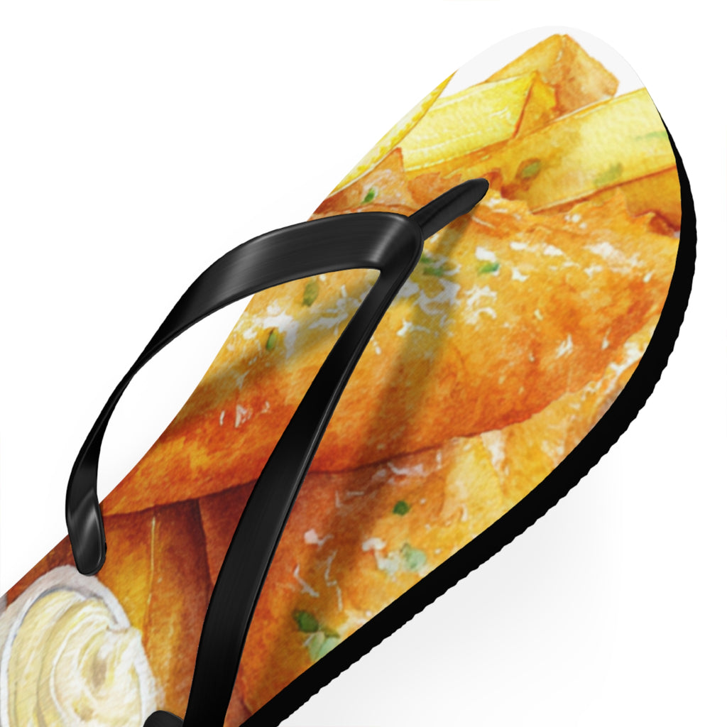Fish 'n' Chips Jandals | Aotearoa New Zealand Quirky Design