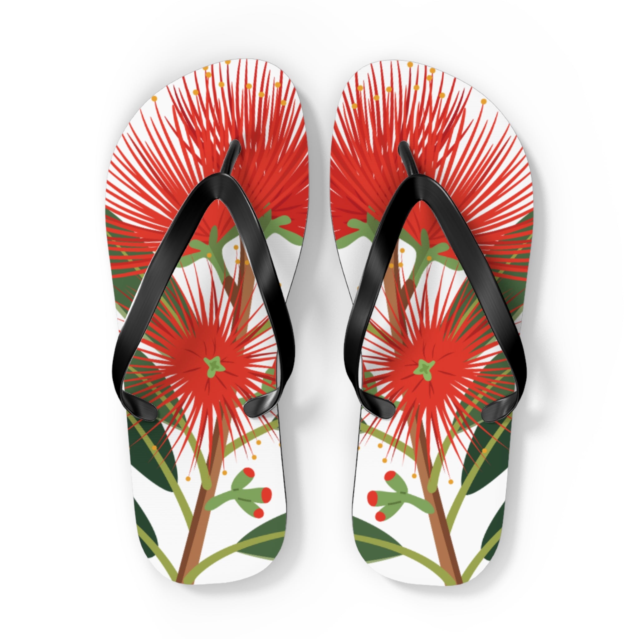 Aotearoa New Zealand Pohutukawa Jandals