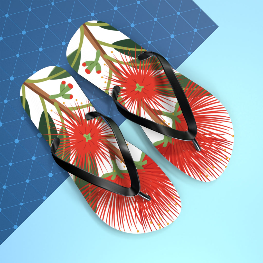 Aotearoa New Zealand Pohutukawa Jandals