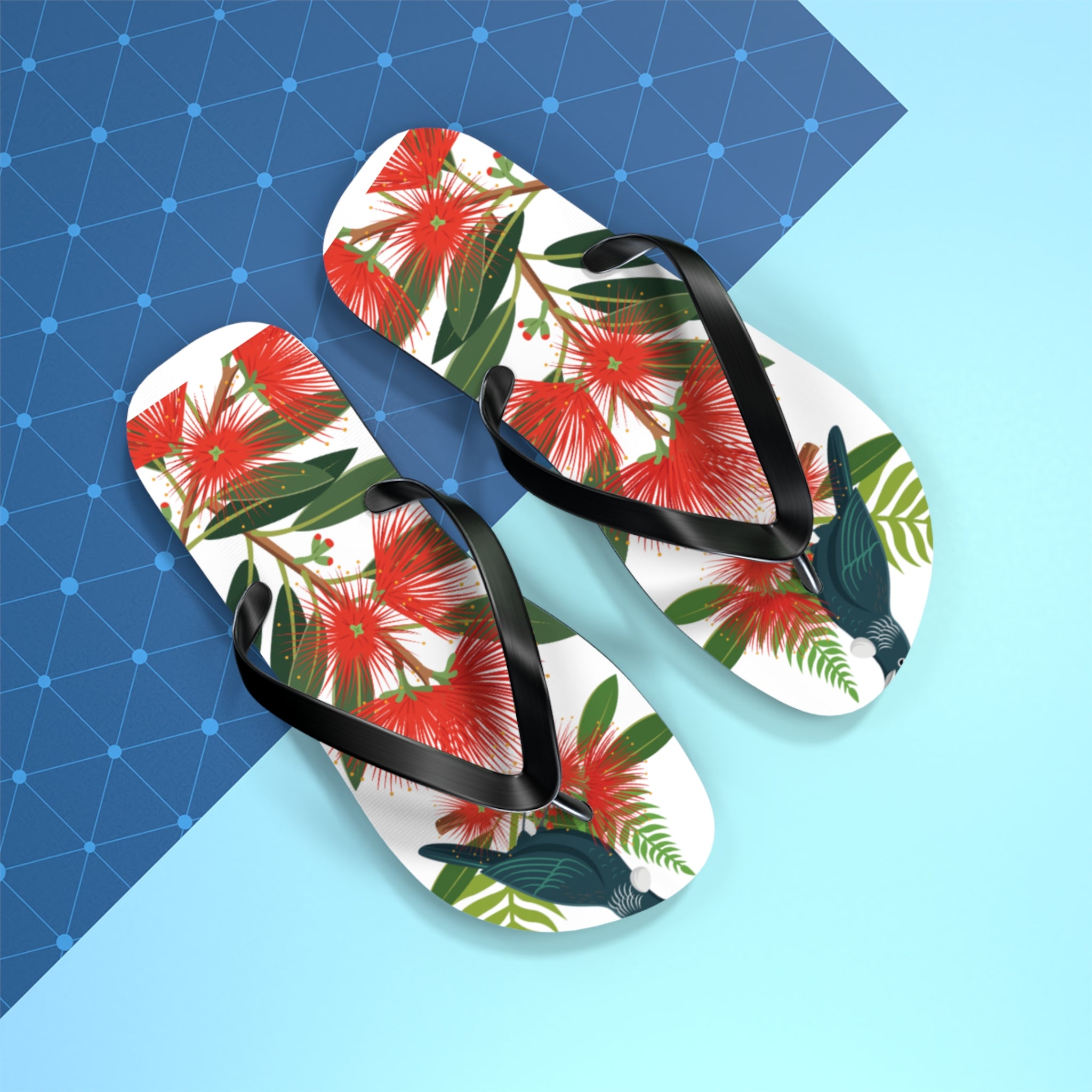 New Zealand Tui Pohutukawa Jandals