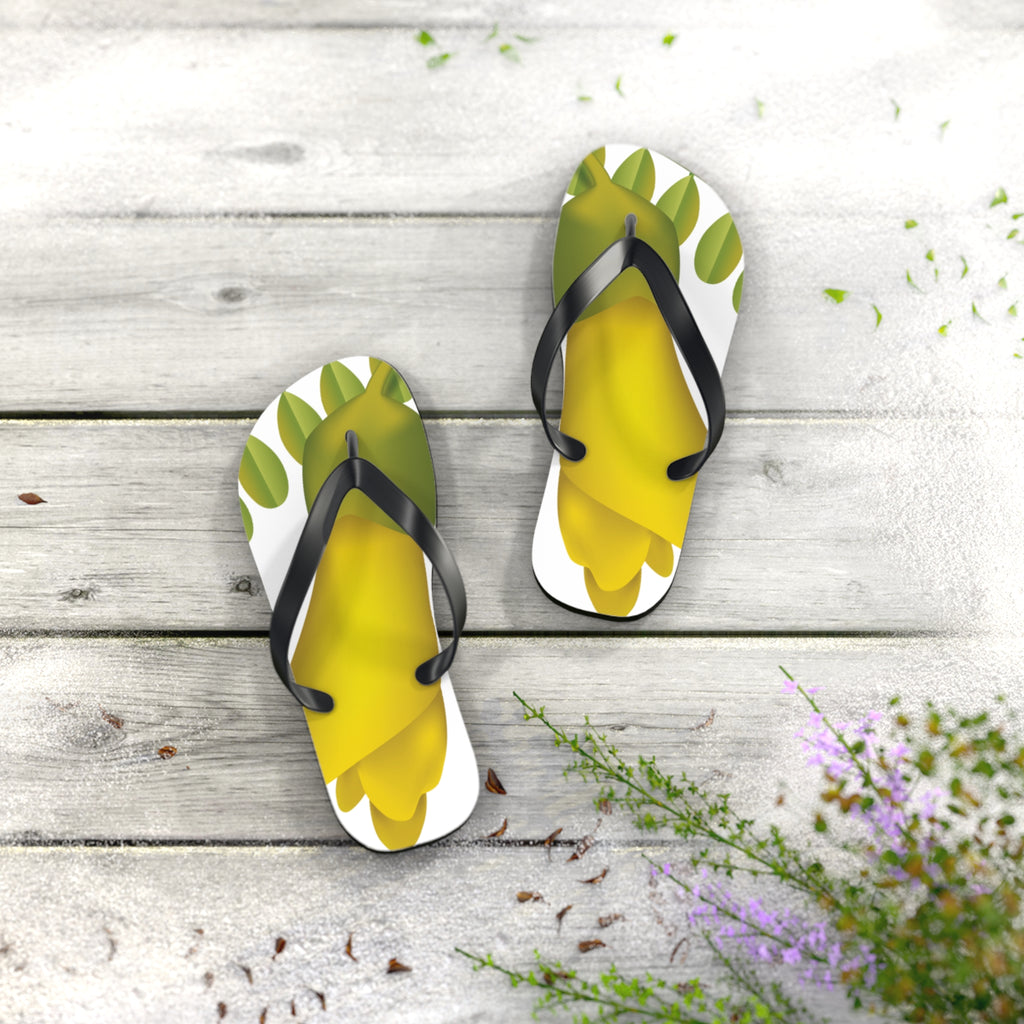 Kowhai Flower Jandals | Aotearoa New Zealand Gift