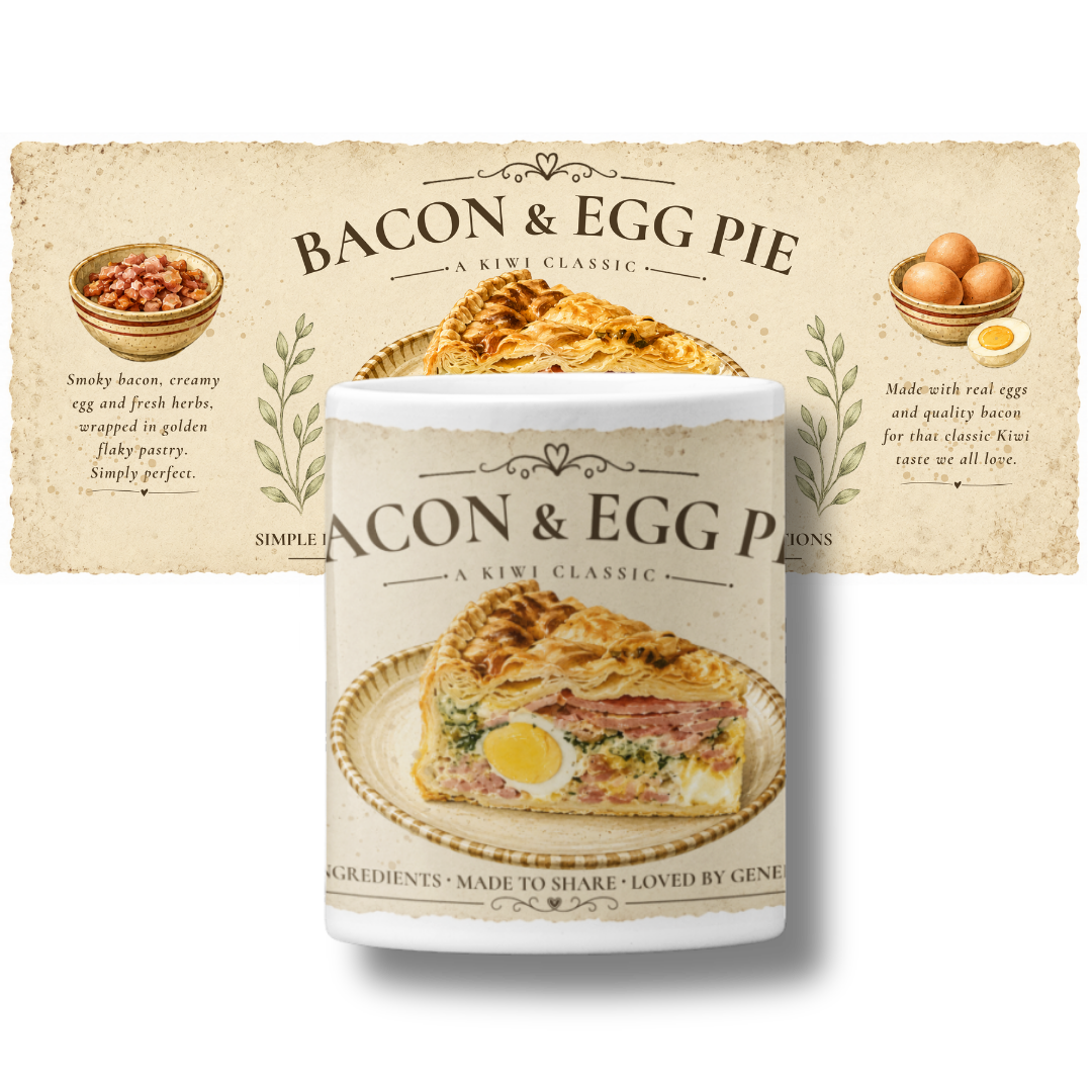 "Bacon & Egg Pie" Mug