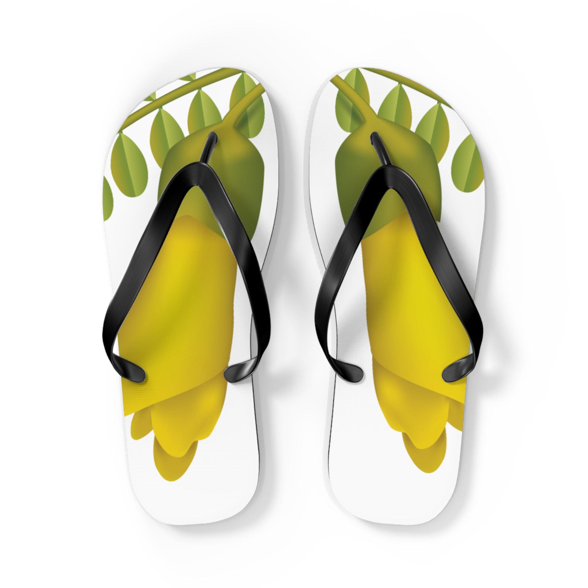 Kowhai Flower Jandals | Aotearoa New Zealand Gift