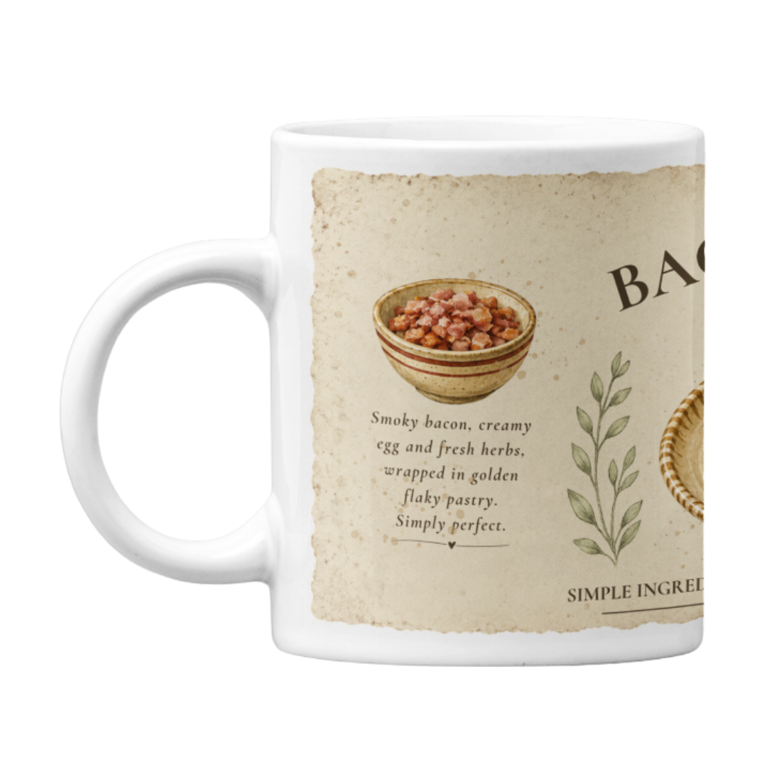"Bacon & Egg Pie" Mug