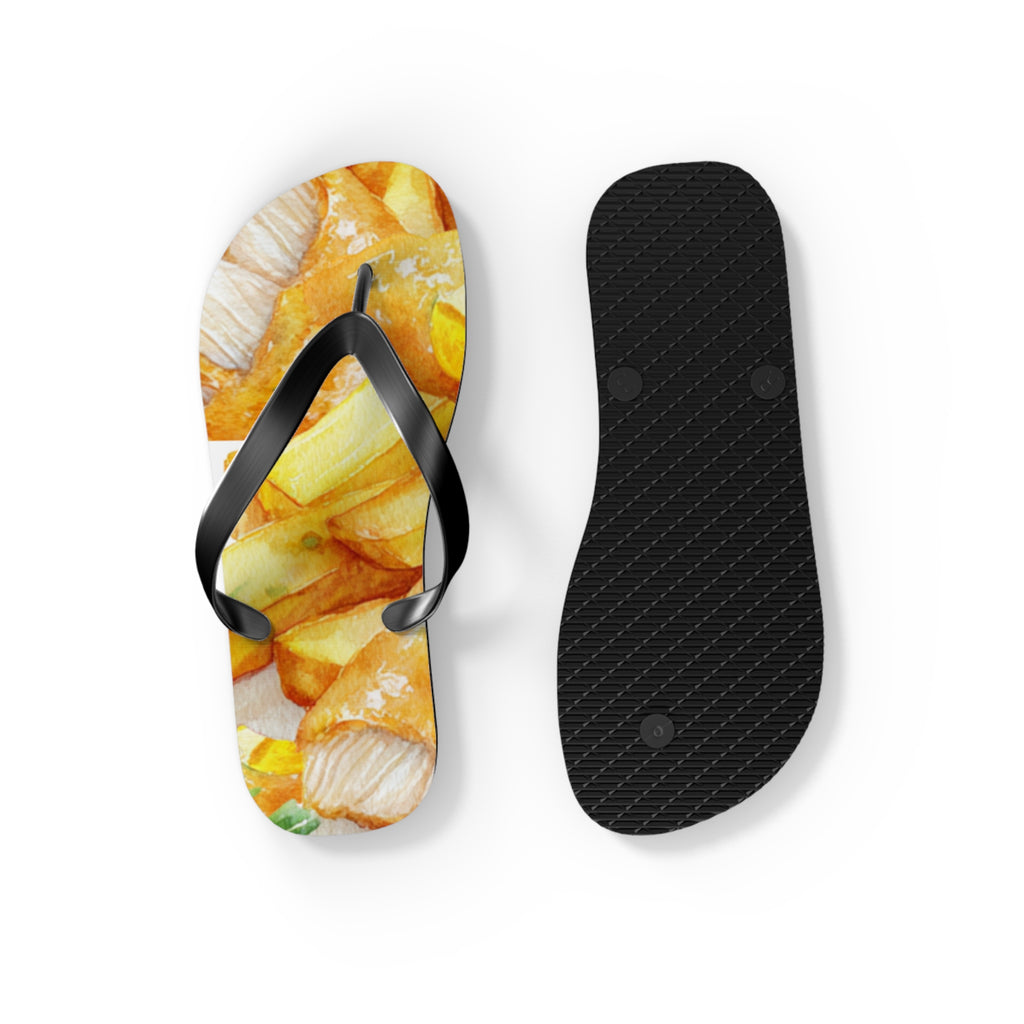 Fish 'n' Chips Jandals | Aotearoa New Zealand Quirky Design