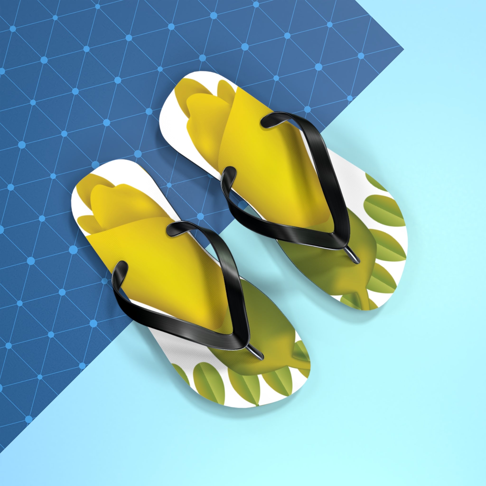 Kowhai Flower Jandals | Aotearoa New Zealand Gift