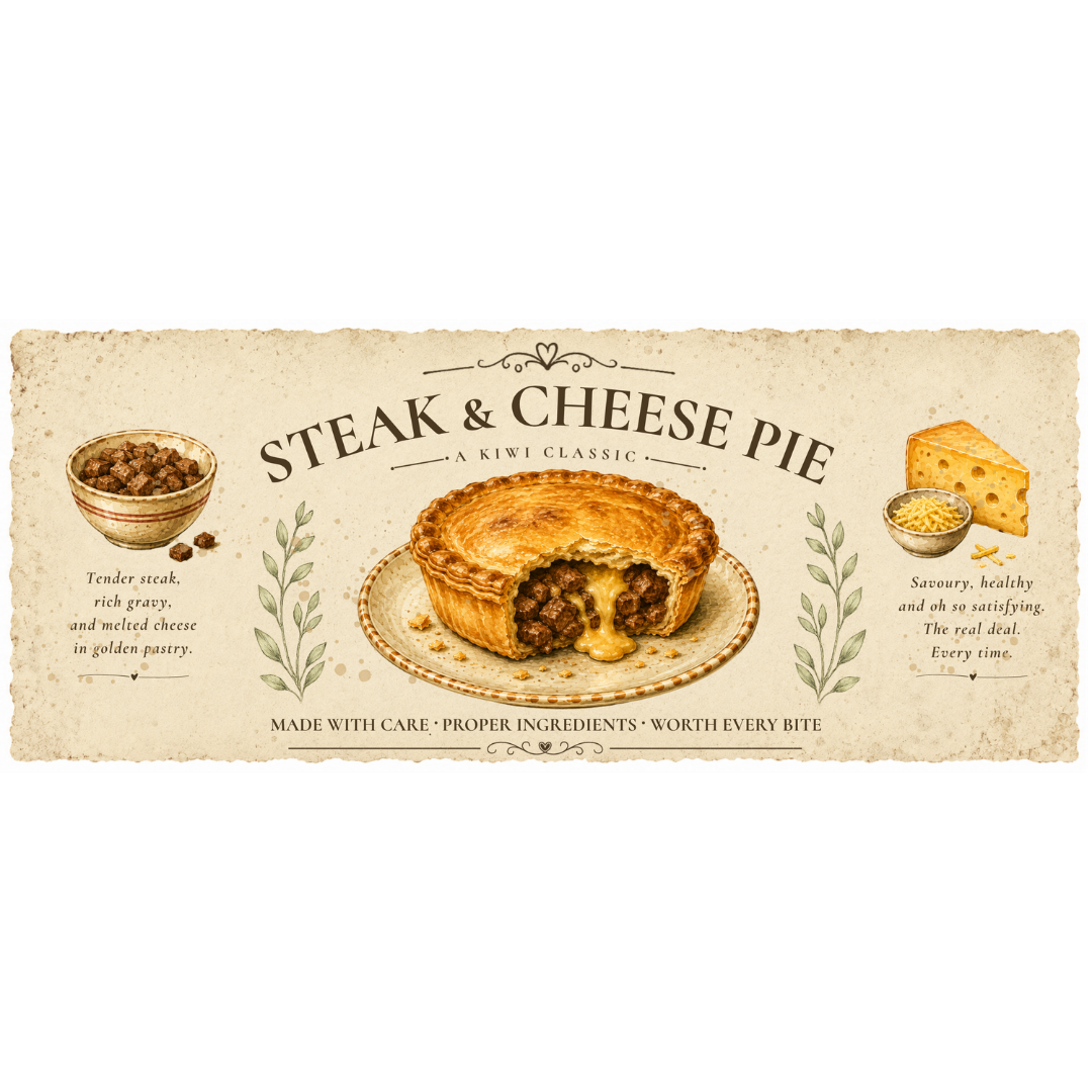 "Steak & Cheese Pie" Mug
