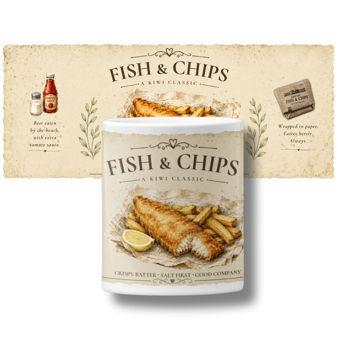 "Fish & Chips" Mug
