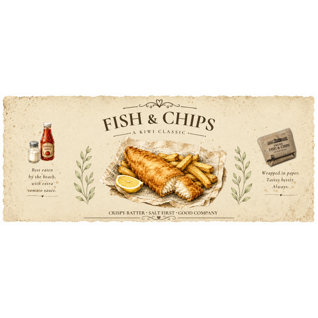 "Fish & Chips" Mug