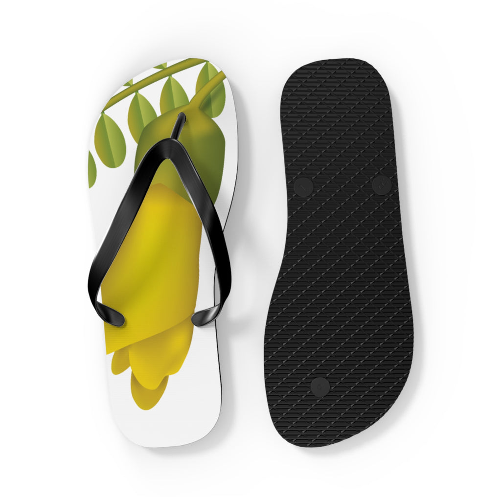 Kowhai Flower Jandals | Aotearoa New Zealand Gift