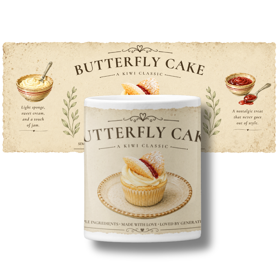 "Butterfly Cake" Mug