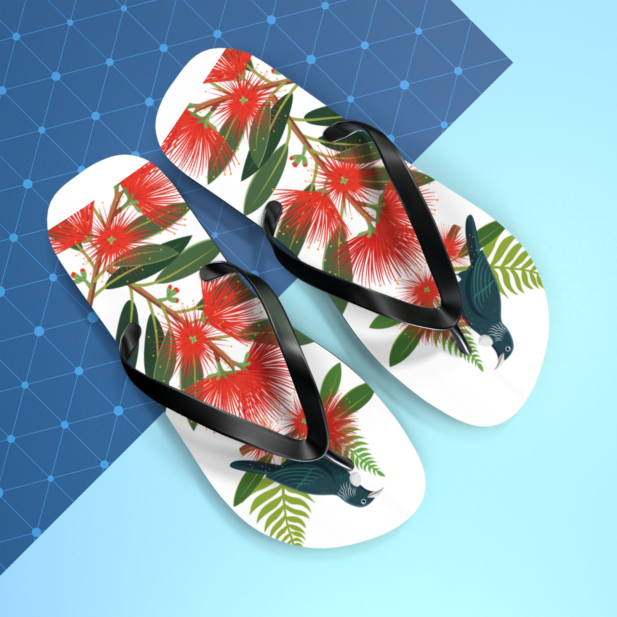 New Zealand Tui Pohutukawa Jandals