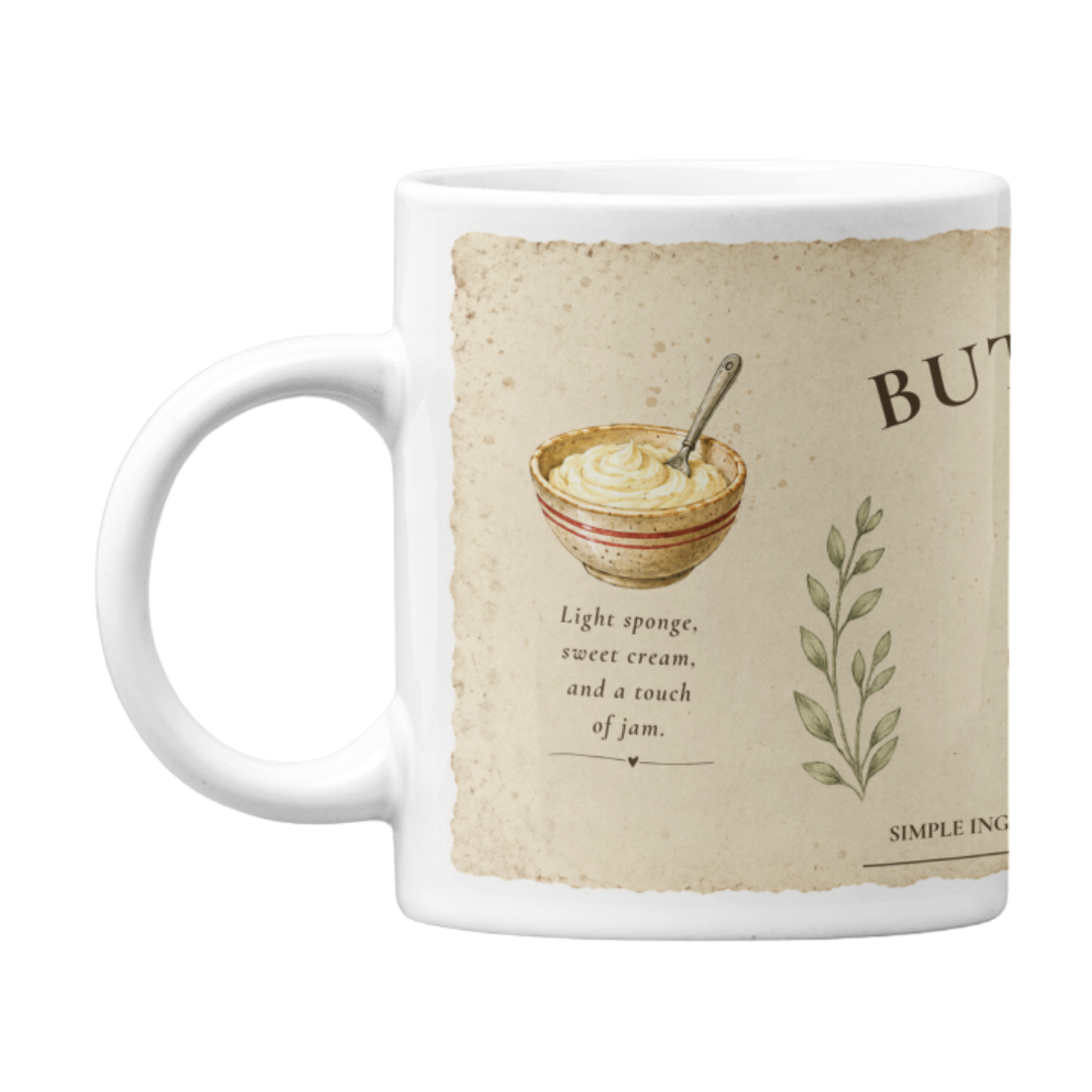 "Butterfly Cake" Mug