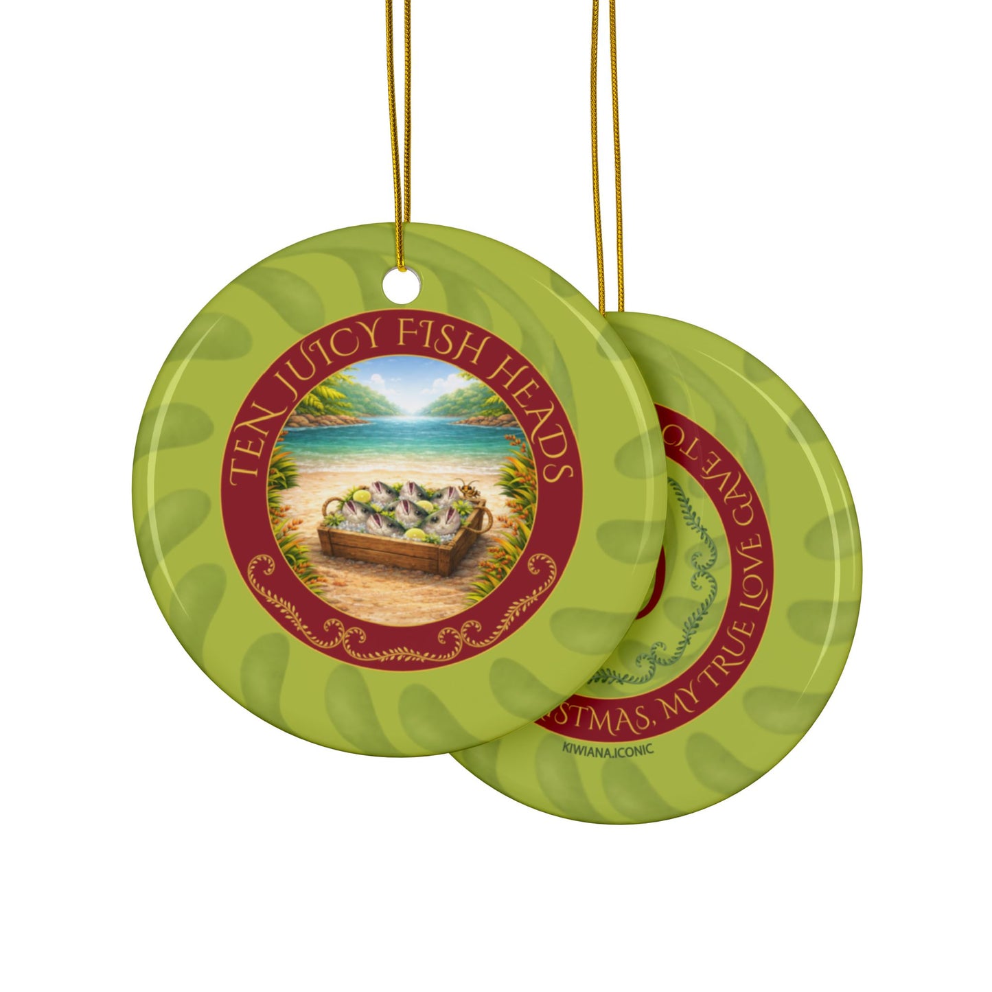 Day 10 of 12 - Ten Juicy Fish Heads | From the Twelve Days of a Kiwi Christmas Collection