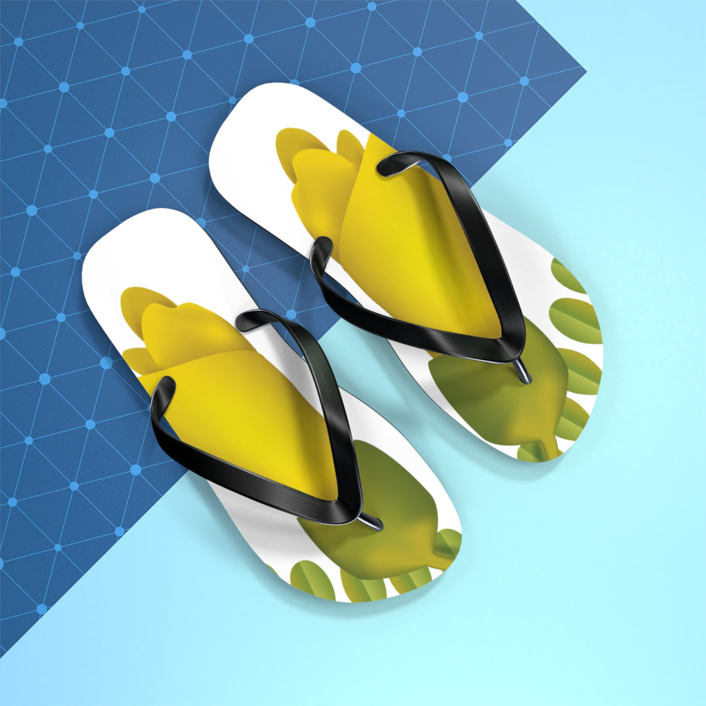 Kowhai Flower Jandals | Aotearoa New Zealand Gift