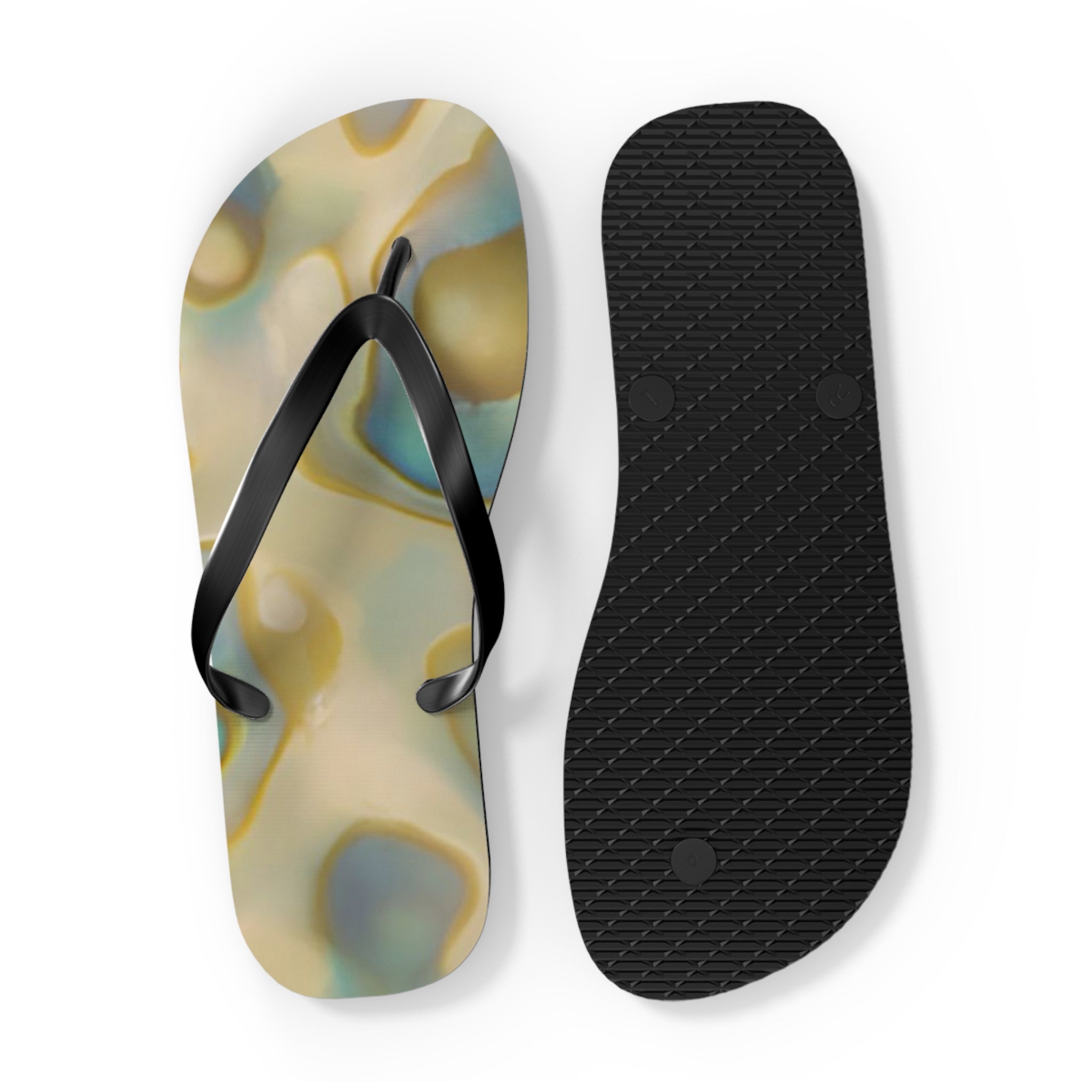 New Zealand Paua Shell Design Inspired Jandals