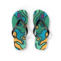 Paua Shell Design Inspired Jandals - Aotearoa New Zealand Footwear