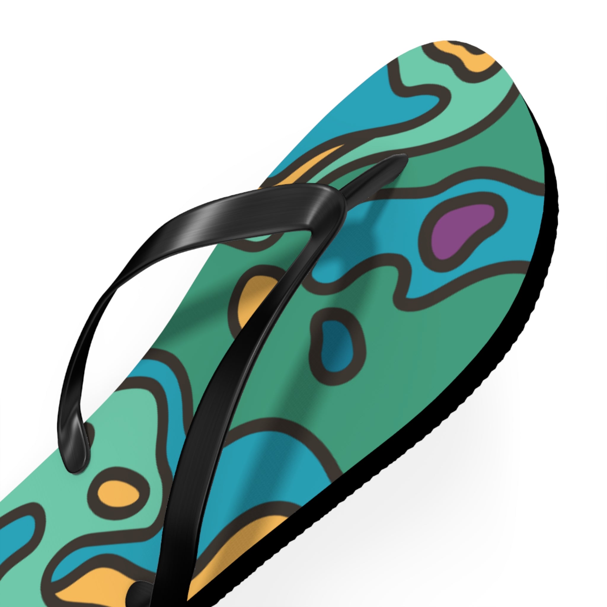 Paua Shell Design Inspired Jandals - Aotearoa New Zealand Footwear