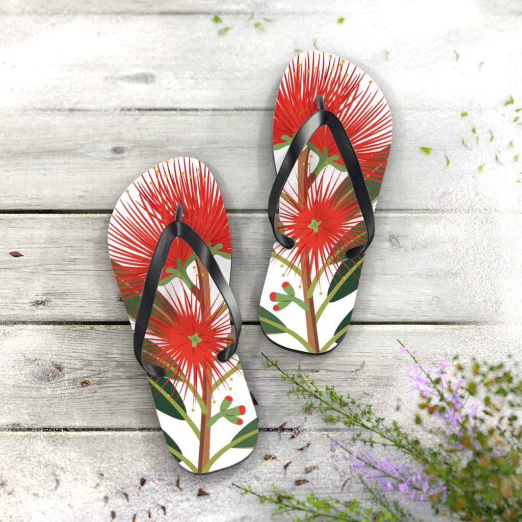 Aotearoa New Zealand Pohutukawa Jandals